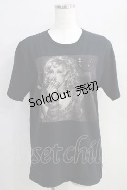 画像1: HYSTERIC GLAMOUR / COURTNEY LOVE Tシャツ M 黒 H-24-08-30-071-PU-TO-KB-ZH