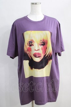 画像1: HYSTERIC GLAMOUR / COURTNEY LOVE Tシャツ XL パープル H-24-08-30-073-PU-TO-KB-ZH