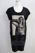 HYSTERIC GLAMOUR / COURTNEY LOVE カットソーワンピース  黒 H-24-08-30-026-PU-OP-KB-ZH