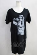 HYSTERIC GLAMOUR / COURTNEY LOVE カットソーワンピース  黒 H-24-08-30-027-PU-OP-KB-ZH