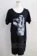 画像1: HYSTERIC GLAMOUR / COURTNEY LOVE カットソーワンピース  黒 H-24-08-30-027-PU-OP-KB-ZH (1)