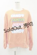 Candy Stripper / CANDY LOGO SWEAT  オレンジ H-24-09-01-066-PU-TO-KB-ZH