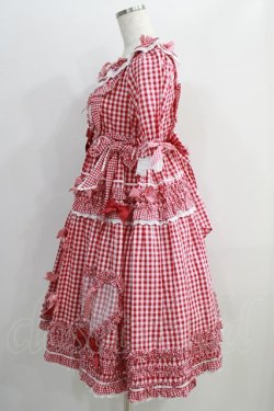 画像2: BABY,THE STARS SHINE BRIGHT / Sweet Gingham Dollワンピース Free エンジ H-24-09-02-1002-BA-OP-NS-ZH