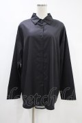 NieR Clothing / BACK DESIGN LONG Y-SHIRT【イライラMAX】  黒 H-24-09-03-1045-PU-BL-KB-ZH