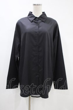 画像1: NieR Clothing / BACK DESIGN LONG Y-SHIRT【イライラMAX】  黒 H-24-09-03-1045-PU-BL-KB-ZH