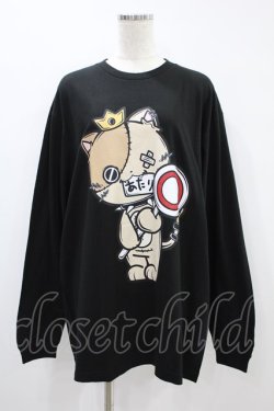 画像1: NieR Clothing / COTTON LONG CUTSEW XL 黒 H-24-09-03-1052-PU-TO-KB-ZH