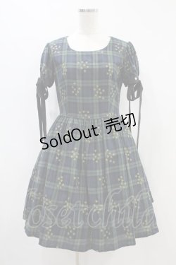 画像1: MILK / Rock me dress  グリーンチェック×スター H-24-09-03-1026-ML-OP-KB-ZH