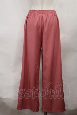 画像2: NieR Clothing / ロゴ刺繍入り PINK WIDE PANTS  ピンク H-24-09-05-1036-PU-PA-KB-ZH