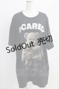 MILKBOY / SCARED BOY TEE XXL 黒 H-24-09-06-080-MB-TO-KB-ZH