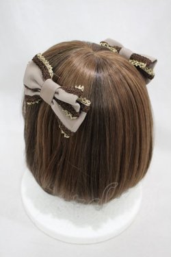 画像2: Angelic Pretty / Royalブレードリボンコーム  ブラウン H-24-09-08-1062-AP-AC-NS-ZH