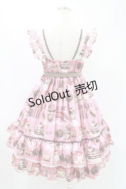 画像3: Angelic Pretty / Cream Cookie Paradeジャンパースカート Free ピンク H-24-09-08-011-AP-OP-NS-ZH