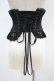 画像2: ATELIER PIERROT / Frill Short Corset  ブラック H-24-09-09-1018-EL-TO-KB-ZH (2)