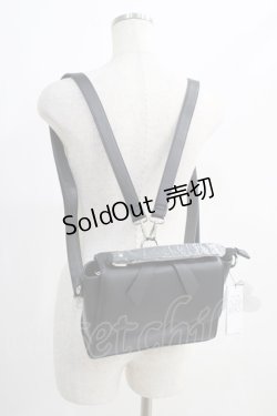 画像2: Ank Rouge / スカラップ3WAY BAG  ブラック H-24-09-09-008-CA-BG-NS-ZH