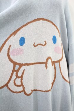 画像3: TRAVAS TOKYO / Cinnamoroll×COGIMYUN×FORTYTWOコラボ ラインニット  サックス H-24-09-10-1049-PU-TO-KB-ZH