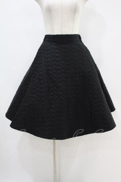 画像1: Candy Stripper / HEART QUILT SKIRT 1 黒 H-24-09-10-1029-PU-SK-KB-ZH