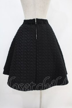 画像2: Candy Stripper / HEART QUILT SKIRT 1 黒 H-24-09-10-1031-PU-SK-KB-ZH