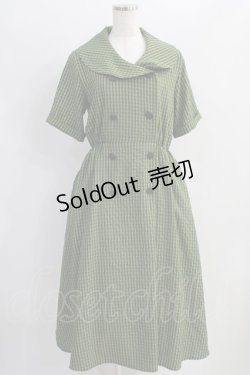 画像1: LEBECCA boutique / あなたと踊るワンピース Free グリーン H-24-09-11-1048-EL-OP-NS-ZH