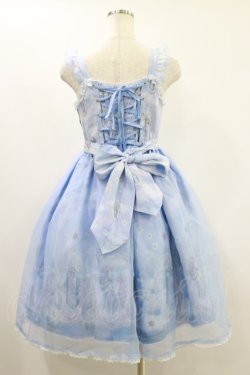 画像2: Angelic Pretty / Cecilia Crossロングジャンパースカート Free サックス H-24-09-12-070-AP-OP-NS-ZH