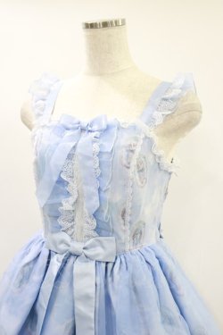 画像4: Angelic Pretty / Cecilia Crossロングジャンパースカート Free サックス H-24-09-12-070-AP-OP-NS-ZH