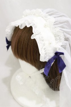 画像2: Angelic Pretty / シスターベールヘッドドレス  シロ H-24-09-12-022-AP-ZA-NS-ZH