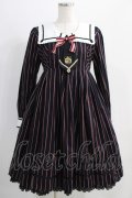 Angelic Pretty / Universityワンピース Free ブラック H-24-09-14-009-AP-OP-NS-ZH