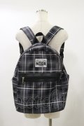 NieR Clothing / チェックBACK PACK  グレー H-24-09-15-008-PU-BG-KB-ZH