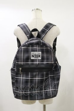 画像1: NieR Clothing / チェックBACK PACK  グレー H-24-09-15-008-PU-BG-KB-ZH