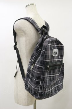 画像2: NieR Clothing / チェックBACK PACK  グレー H-24-09-15-008-PU-BG-KB-ZH