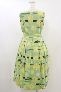 画像2: Jane Marple / Jolies broderies square dress  citron green H-24-09-15-020-JM-OP-KB-ZT096