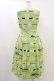 画像2: Jane Marple / Jolies broderies square dress  citron green H-24-09-15-020-JM-OP-KB-ZT096 (2)