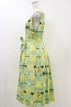 画像3: Jane Marple / Jolies broderies square dress  citron green H-24-09-15-020-JM-OP-KB-ZT096