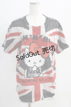 画像1: RNA / Hello KittyコラボTシャツ  グレー H-24-09-16-1067-PU-TO-KB-ZH