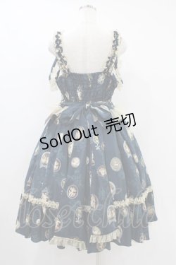 画像2: metamorphose / 【プラスサイズ】Vintage cameo チュールフリルリボンdress プラスサイズ アンティークブルー(Navy) H-24-09-17-012-ME-OP-NS-ZH