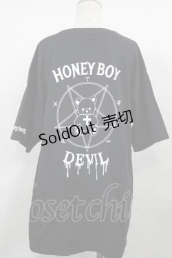 画像2: Honey Cinnamon / DEVILシナモンTシャツ Free ブラック H-24-09-18-1039-LO-TS-NS-ZH