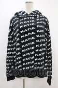 Katie / KATIE LOGO FAB BIG HOODIE  黒 H-24-09-19-1044-LO-TO-KB-ZH