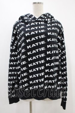 画像1: Katie / KATIE LOGO FAB BIG HOODIE  黒 H-24-09-19-1044-LO-TO-KB-ZH