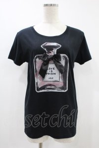 MILK / perfume Tee  黒 H-24-09-19-1033-ML-TO-KB-ZT139