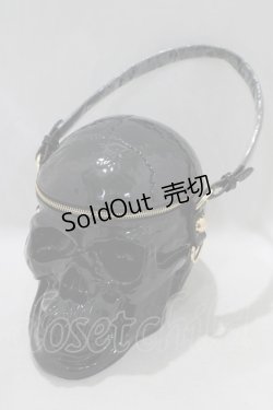 画像1: KILLSTAR / Grave Digger Skull Handbag  ブラック H-24-09-20-002-PU-BG-KB-ZH