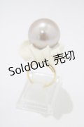 Q-pot. / Fresh Brown Pearl Jewel Whip Ring   H-24-09-20-028-QP-AC-KB-ZH