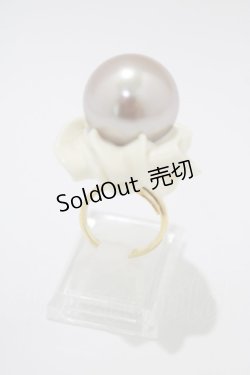 画像1: Q-pot. / Fresh Brown Pearl Jewel Whip Ring   H-24-09-20-028-QP-AC-KB-ZH