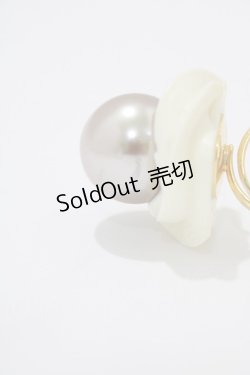 画像2: Q-pot. / Fresh Brown Pearl Jewel Whip Ring   H-24-09-20-028-QP-AC-KB-ZH