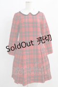 Jane Marple / tartan check lycee onepiece  赤 H-24-09-23-013-JM-OP-KB-ZH