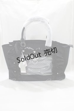 画像2: Ank Rouge / 確定ファンサのおまじないベロアBag  ブラック H-24-09-24-051-CA-BG-NS-ZH