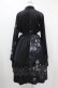 画像2: NieR Clothing / 着物風袖2WAY TWO-TONE DRESS  黒 H-24-09-24-1054-PU-OP-KB-ZH (2)