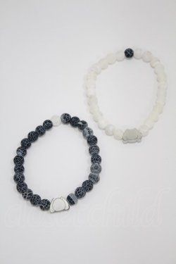 画像1: NieR Clothing / STONE BRACELET   H-24-09-24-1036-PU-AC-KB-ZT271