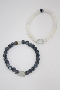 画像1: NieR Clothing / STONE BRACELET   H-24-09-24-1037-PU-AC-KB-ZT271