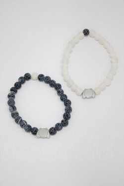 画像1: NieR Clothing / STONE BRACELET   H-24-09-24-1039-PU-AC-KB-ZT271