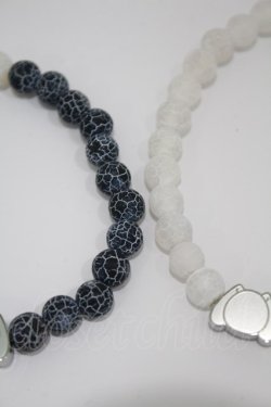 画像2: NieR Clothing / STONE BRACELET   H-24-09-24-1039-PU-AC-KB-ZT271