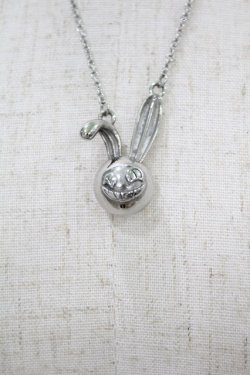 画像1: NieR Clothing / BUNNY 3D PENDANT  シルバー H-24-09-24-1041-PU-AC-KB-ZT271