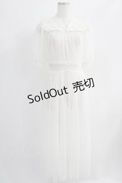 画像1: an another angelus / レースヨークチュールガウンワンピース Free OFF WHITE H-24-09-26-060-CA-OP-NS-ZH